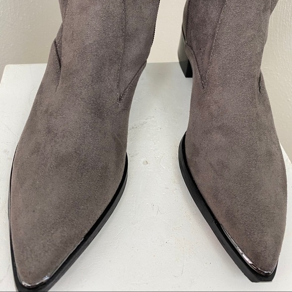 Soft Knee Hi Boot. Marc Fisher Ltd. Taupe. Sz 51/2 - Picture 9 of 13